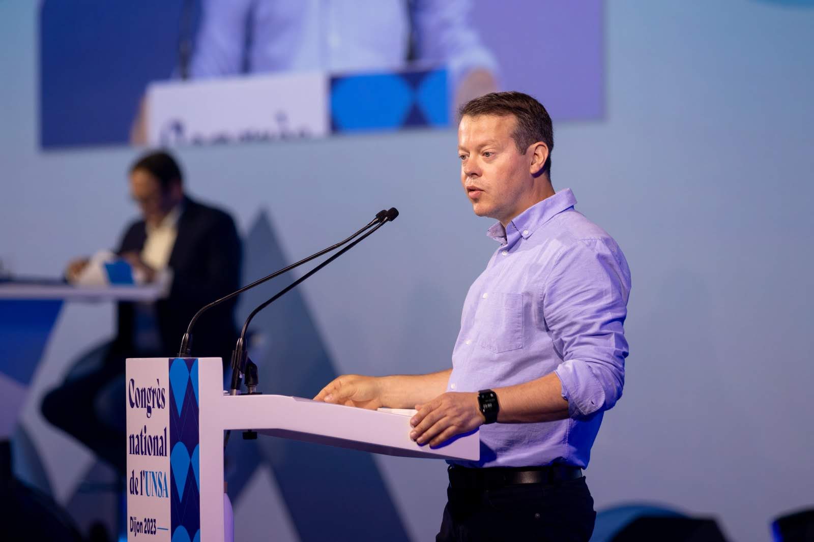 St&eacute;phane Matthey au Congr&egrave;s national UNSA, Dijon 2023